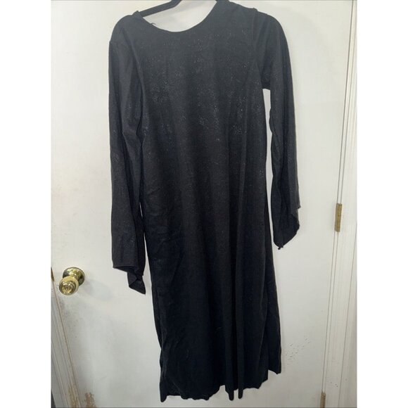 Black Halloween Gothic Dress Unisex Size Large - Picture 2 of 4